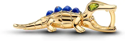 Obrázek produktu pro Dámský přívěsek Pandora, aligátor, modrý, 14karátové pozlacení, 764624C01
