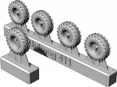 Produktbild von Hauler Models HLR87221 - 1:87 MB Unimog 411 wheels - Zubehör