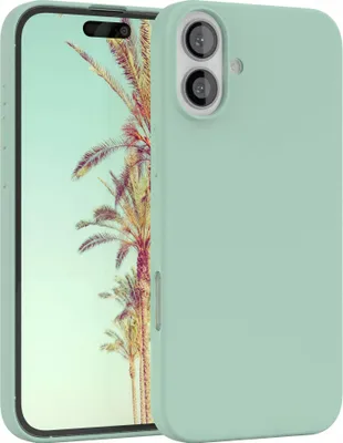 Produktbild von EAZY CASE Silikonhülle für Apple iPhone 16 Plus Silikon Backcover Schutz in Grün