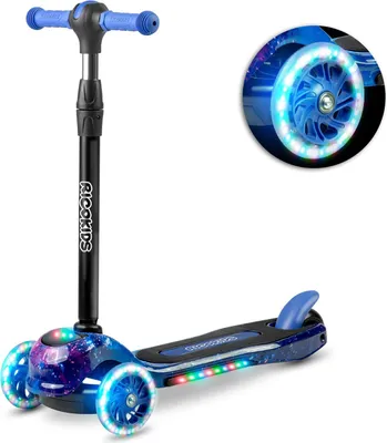 Produktbild von Ricokids Piko Dreiradroller - Schwarz und Blau
