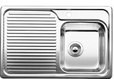 Image de Blanco CLASSIC 40 S 780 x 510 mm inox satiné 511124 Cuve à droite Avec égouttoir