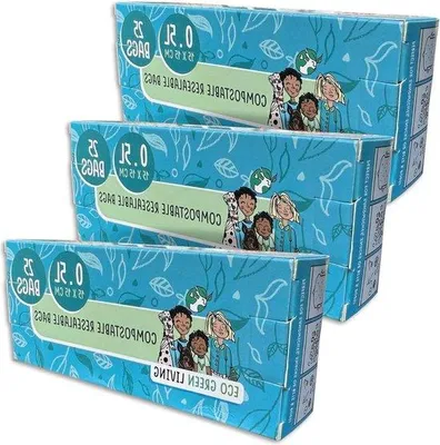 Produktbild von Kühlhaltbare Reißverschlusstaschen - Lebensmittel Lagerung - 25 Taschen 0,5 Liter - 15 cm x 15 cm - 3 Stück Gefrierschrankbeutel