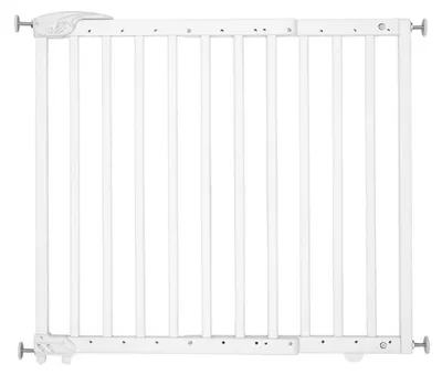 Immagine prodotto di Badabulle Deco Pop paraporta/cancello per scale - bianco, montaggio a vite o a spinta (63,5-106 cm) - B025225