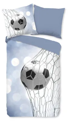 Produktbild von Duvet cover Good Morning 135x200 + 1* 80x80 cm - Soccer ball in goal