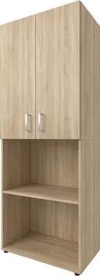 Produktbild von Kombi Schrank Aktenschrank Standschrank Beistellschrank Regal Büro "Trio 22" Sonoma/Eiche