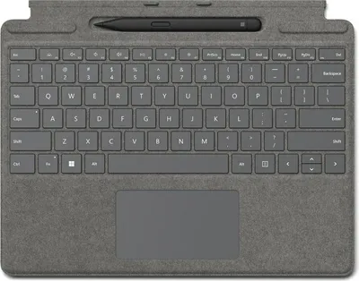 Produktbild von Microsoft Surface Pro Signature Keyboard w/ Slim Pen 2 Microsoft Cover port Platin