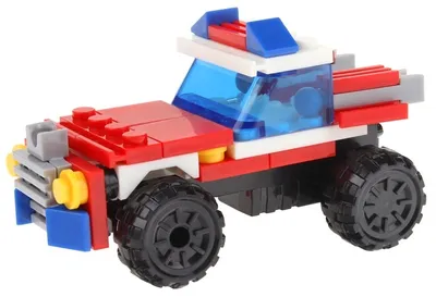 Image de Blocs de construction 2 en 1 Camion de pompiers
