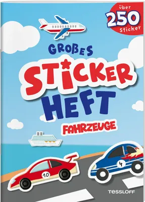 Produktbild von Großes Stickerheft. Fahrzeuge