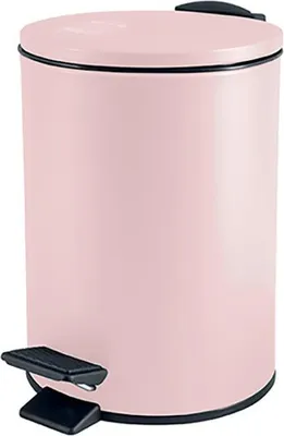 Produktbild von Spirella Treteimer Cannes - hellrosa - 3 Liter - Metall - 17x25 cm - soft-close