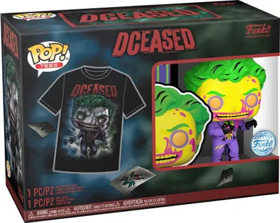 Produktbild von DC Comics Joker Pop-Figur, Vinyl-Sammelspielzeug, 10 cm