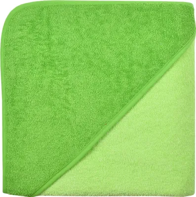 Produktbild von Wörner Südfrottier  Kapuzenbadetuch "limone/kiwi" 140x140cm