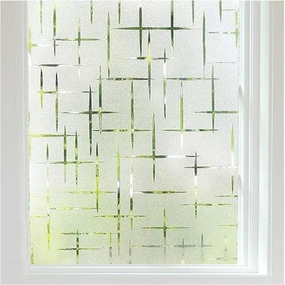 Zdjęcie produktu dla Folia Raamfolie - Matowa folia - Zapewnia prywatność - Przyklejana statycznie - 445 x 200 cm - Przezroczysta