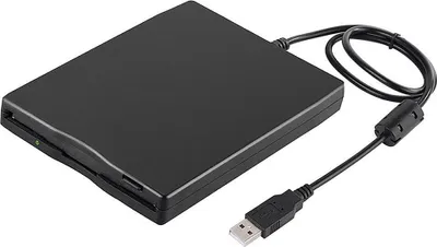 Produktbild von Externes USB-Diskettenlaufwerk Tragbares 3,5-Zoll-Diskettenlaufwerk USB-Schnittstelle Plug-and-Play Rauscharm fuer PC-Laptop Schwarz