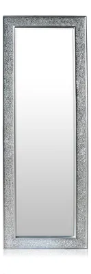 Zdjęcie produktu dla Casa Chic Lustro Norwich Prostokątna Drewniana Rama 130 x 45 cm Mozaikowy Wzór