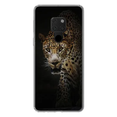 Produktbild von MuchoWow® Handyhülle Schutzhülle Hülle für Huawei P40 Lite Leopard - Wilde Tiere - Licht Silikon Softcase Handy Hülle - Handy