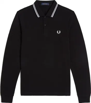 Zdjęcie produktu dla Fred Perry Ls Twin Tipped Shirt Czarny