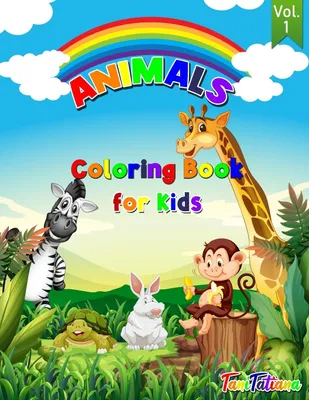 Produktbild von Animals Coloring Book For Kids Vol. 1