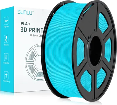 Produktbild von Sunlu PLA+ Filament Cyan 1.75mm 1kg