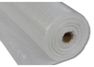 Produktbild von 1x Gitterfolie 90 g/qm transparent mit weissem Gitter 1,50 m x 100 m