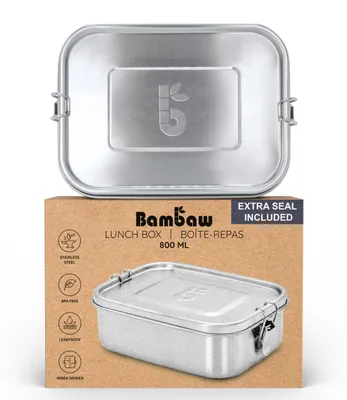 Edelstahl-Lunchbox 800 ml, BPA-frei, luftdicht, wasserdicht