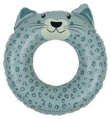 Image de Bouée de Bain Swim Essentials Animal - Vert - Léopard - Ø 55 Cm