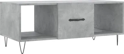 Obrázek produktu pro vidaXL Konferenční stolek Concrete Grey 102x50x40 cm Materiál dřevo