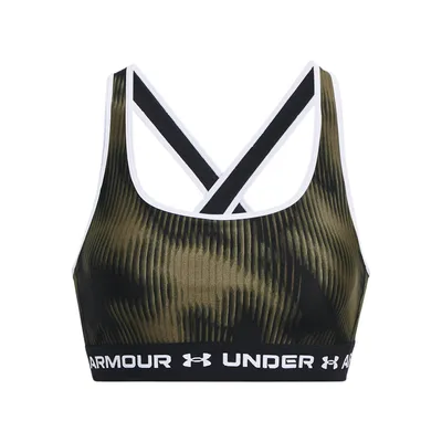 Produktbild von Under Amour Crossback Mid Print Damen Sport-Kompressions-BH, Größe: M