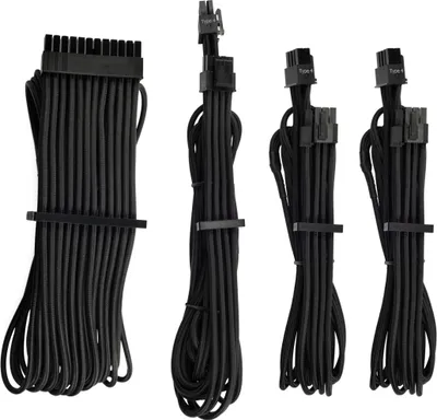 Produktbild von Corsair CP-8920215, Männlich, Weiblich, Gerade, Gerade, Schwarz