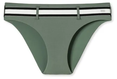 Productafbeelding van Schiesser dames bikini broek, model Aqua Californian Dream, kleur: khaki, maat: L