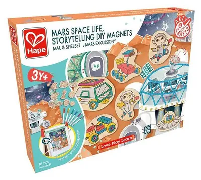 Produktbild von Hape Mars Raumleben DIY Magneten kreatives Spielzeug