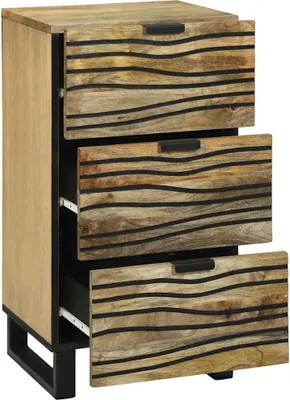 Produktbild von vidaXL Sideboard Braun 40 x 33 x 75 cm massives Mangoholz