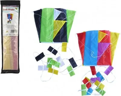 Produktbild von Fliegender Nylondrachen 60x45cm Farbe