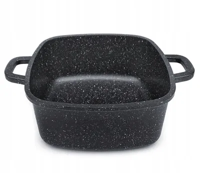 Image de Set de casseroles Carré 6 pcs Casserole Induction Fonte Alu Marbre