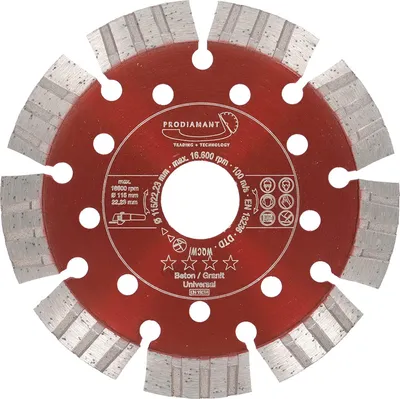 Obrázek produktu pro PRODIAMANT Diamantový řezací kotouč 115 mm beton, univerzální Pro12