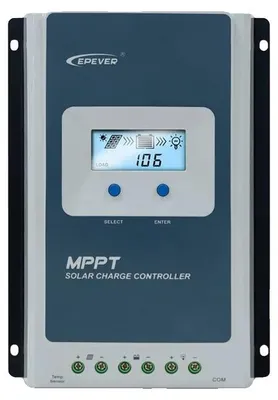 Obrázek produktu pro Solární regulátor nabíjení, technologie MPPT, LCD displej, pouze regulátor, 20 A