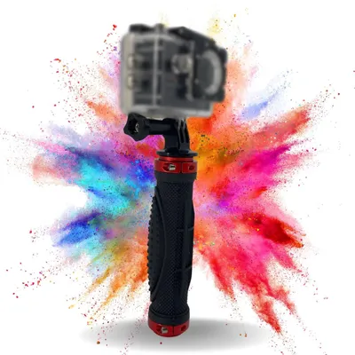 Obrázek produktu pro Actioncam Hliníková rukojeť kompatibilní s DJI Osmo GoPro Hero Hero+ 3 4 5 6 7 8 9 10 11 12 13 Session Action Cam Držák na kameru Action Camera