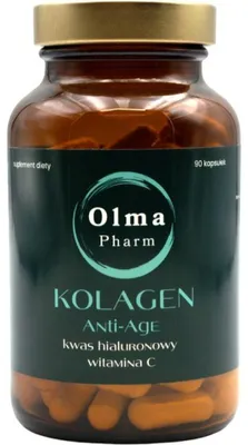Produktbild von Anti-Age-Kollagen Mit Hyaluronsäure Und Vitamin C, 90 Kapseln – Olma Pharm