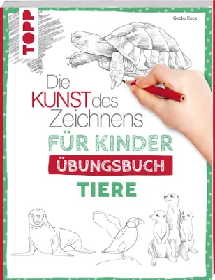Produktbild von Die Kunst des Zeichnens für Kinder Übungsbuch - Tiere