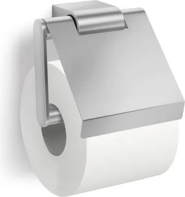 Produktbild von ZACK 40415 "ATORE" Toilettenpapierhalter mit Klappe, Edelstahl matt
