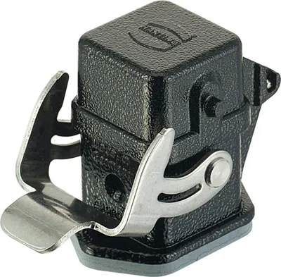 Produktbild von HARTING Han 3M Anbaugehäuse gerade mit 1 Bügel mit Schutzkappe Metall - 1 Stück