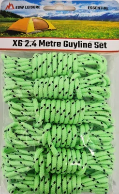 Produktbild von Robuste Abspannseile für Camping (6er-Pack)