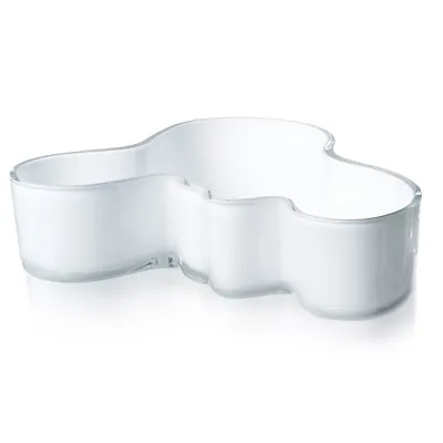 Produktbild von Iittala Alvar Aalto Schale - 50 x 195 mm - Opalweiß 1007036