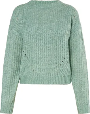 Image de Pull en maille HALEE pour femme - vert jade, M