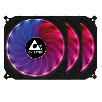 Obrázok produktu pre Chieftec CF-3012-RGB ventilátor do počítačovej skrine 12 cm čierny