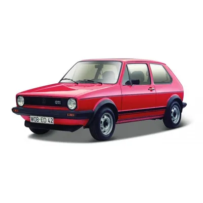 Produktbild von Bburago 18-21089 - Modellauto - VW Golf 1 GTI 1979 (rot, Maßstab 1:24)