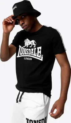 Produktbild von Herren T-Shirt normale Passform SHEVIOCK Black M Lonsdale