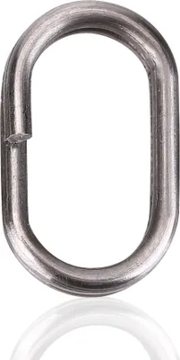 Obrázok produktu pre 100 Stück Edelstahl Oval Split Rings Drehfischer Fischereianschläge (9x15 mm)