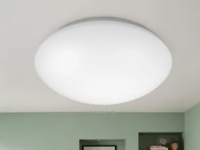 Produktbild von Niermann Leuchten Deckenschale Kunststoff - Maße: 29 cm x 29 cm x 9,5 cm - Farbe: opalweiß; 68029