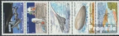 Produktbild von Briefmarken Belgien 2009 Mi 3962-3966 Fünferstreifen (kompl.Ausg.) postfrisch Luft und Raumfahrt