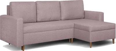 Produktbild von Ecksofa mit Schlaffunktion Ken - Rosa